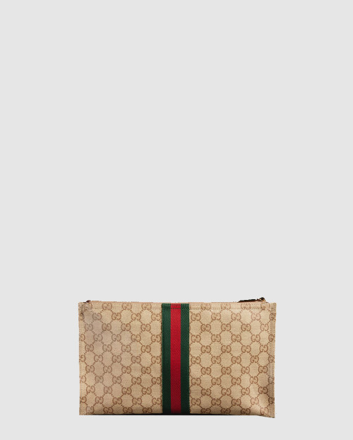 [GUCCI-구찌]웨빙이 달린 큰 파우치 ‎876054