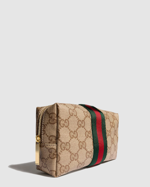[GUCCI-구찌]웹 디자인의 중간 크기 화장품 케이스 876050