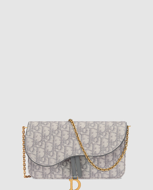 [DIOR-디올]Saddle 미디엄 체인 파우치 S5907