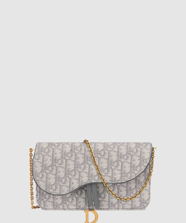 [DIOR-디올]Saddle 미디엄 체인 파우치 S5907