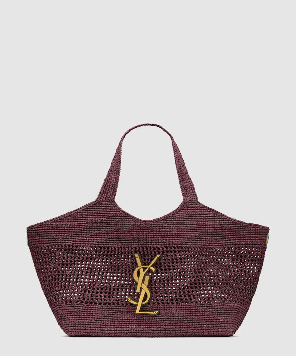 [SAINT LAURENT-생로랑]라피아 소재 ICARE 미디엄 868748