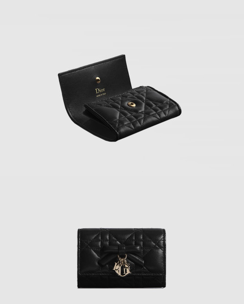 [DIOR-디올]레이디 디올 글리신 지갑 S2607