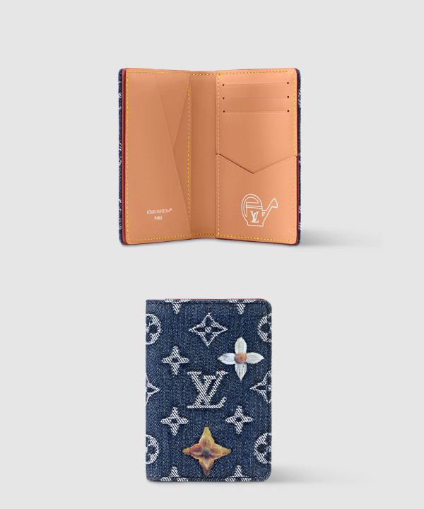 [LOUIS VUITTON-루이비통]모노그램 플라워 데님 포켓 오거나이저 M27560