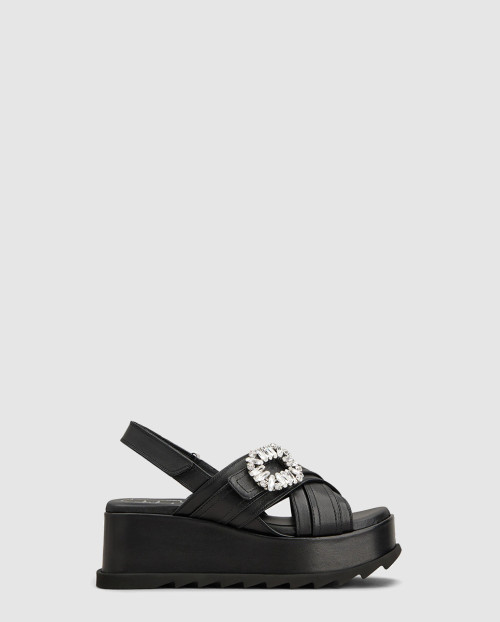 [ROGER VIVIER-로저비비에]슬라이디 비브 웨지 샌들 7754